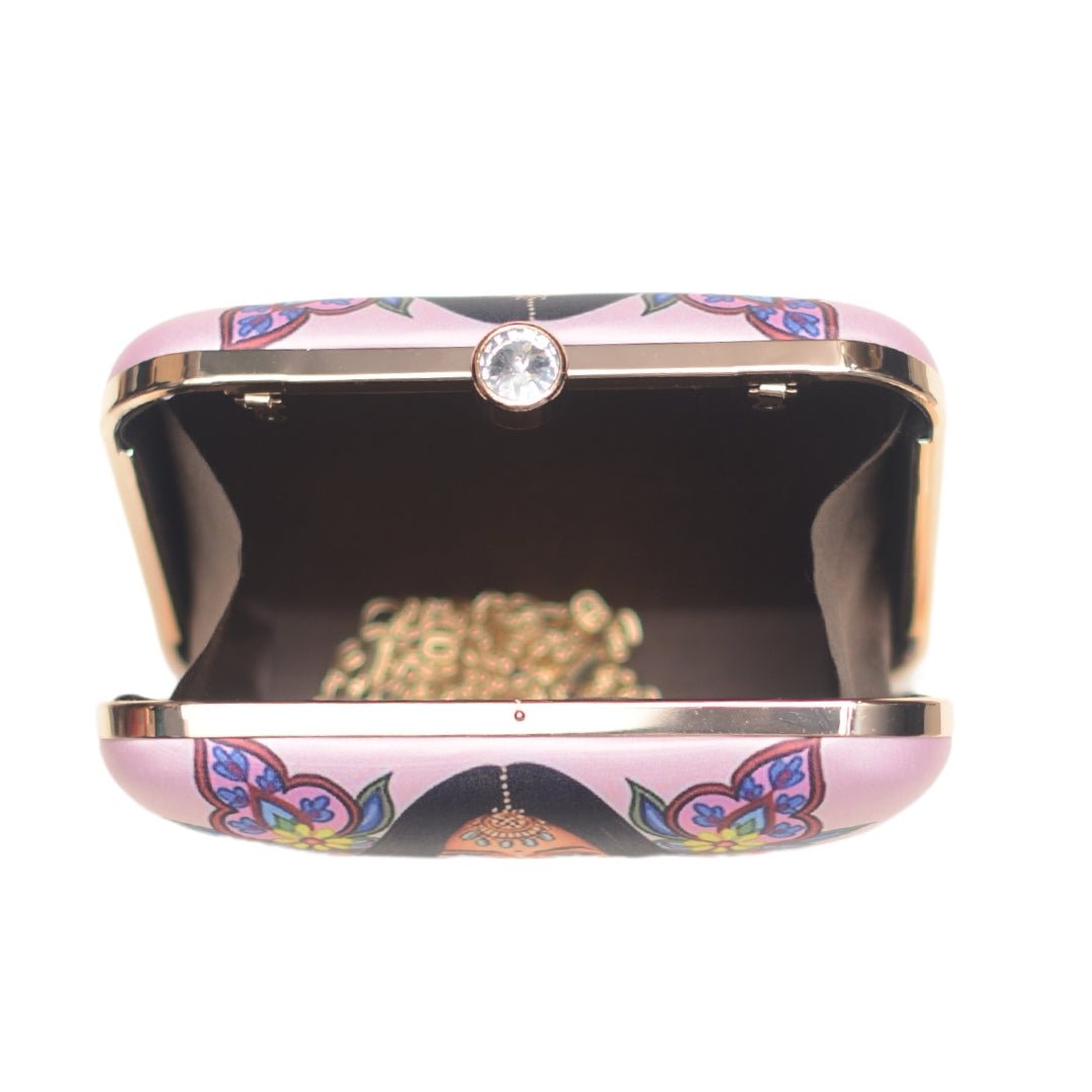 Artklim Glam Girl Printed Clutch