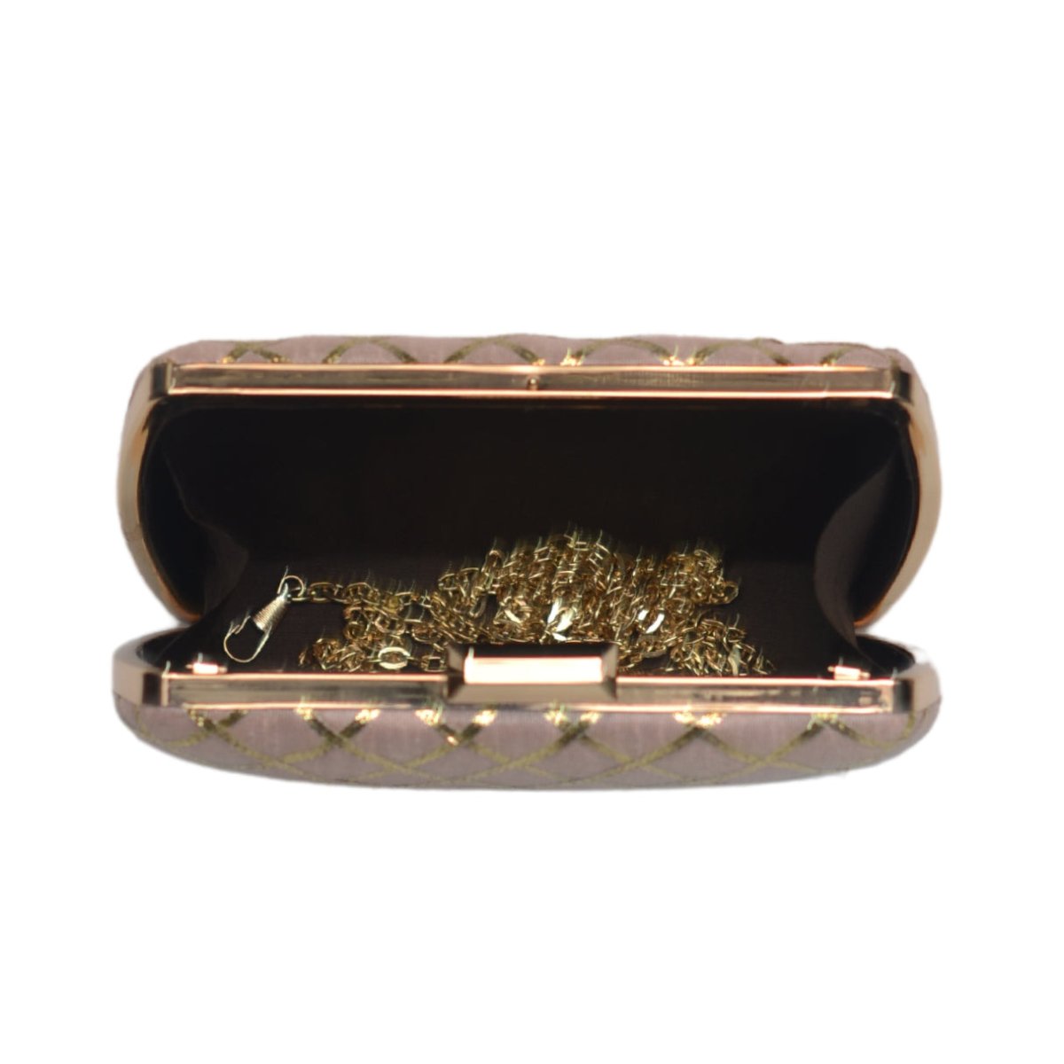 Artklim Baby Pink Ethnic Party Clutch