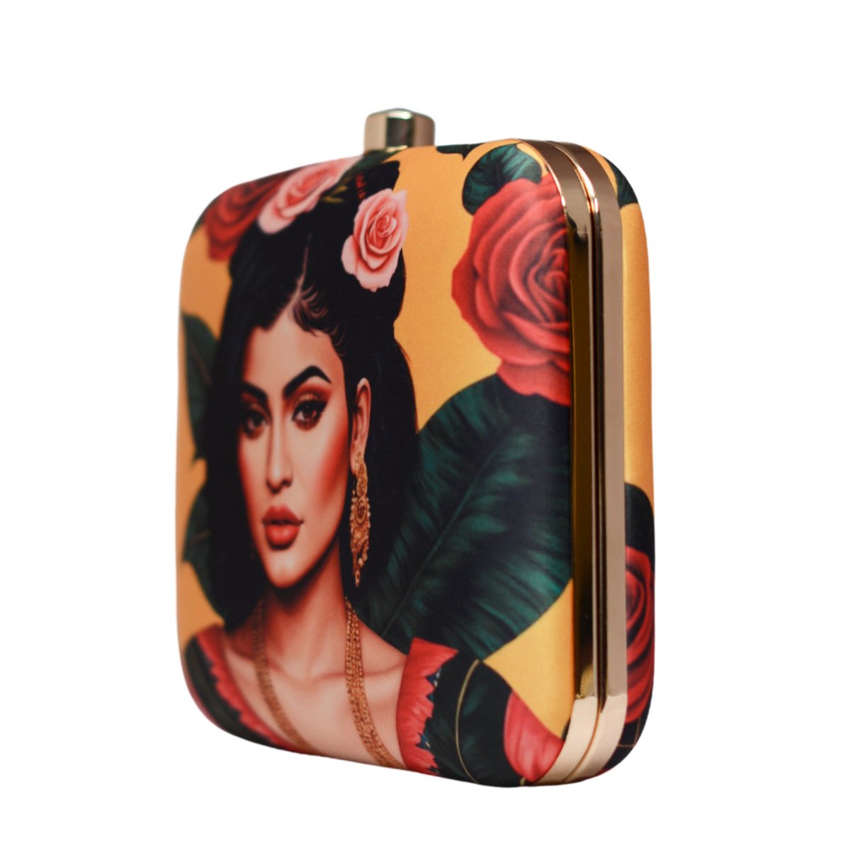 Artklim Kylie Jenner Printed Clutch