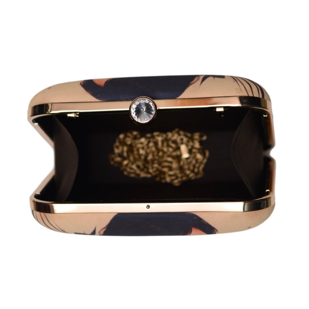 Artklim Glam Girl Printed Clutch