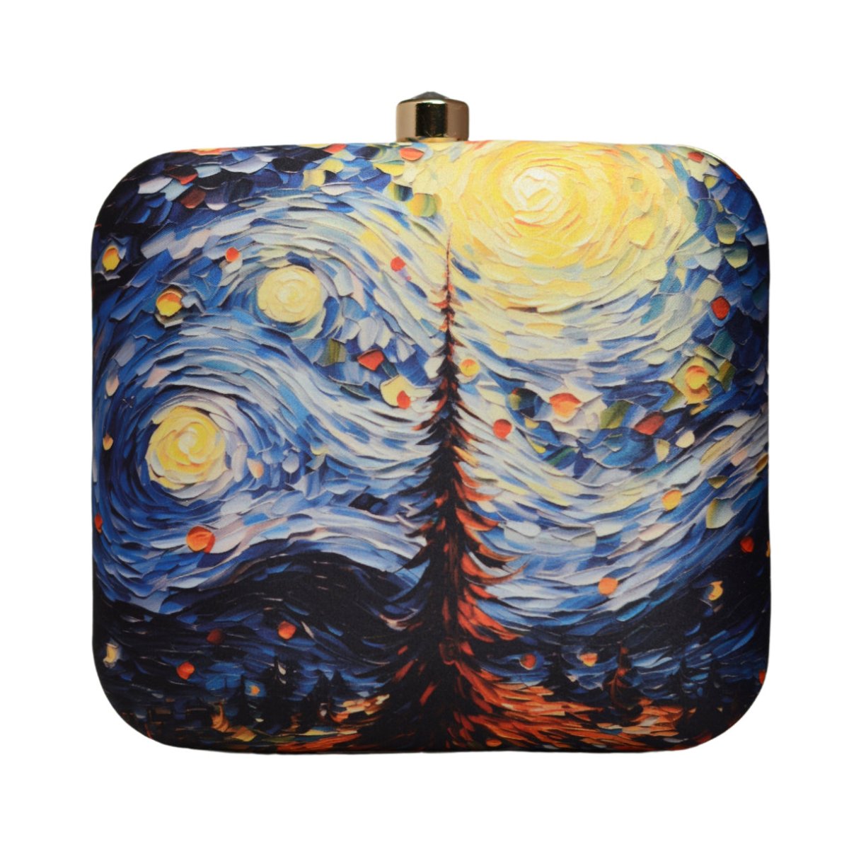 Dreamy Art Printed Clutch