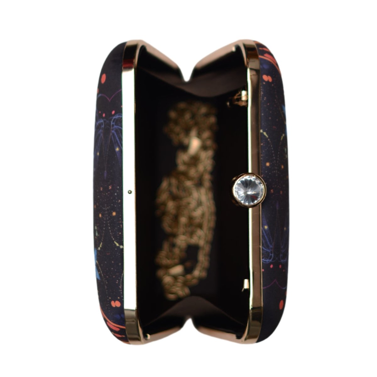 Multicolored Butterfly Women Printed Clutch