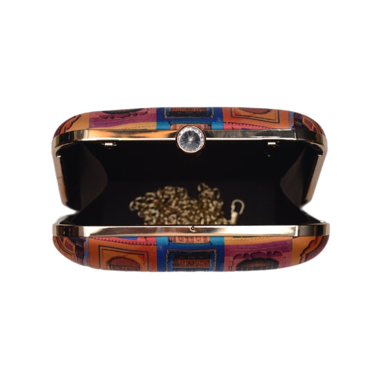 Classic Mughal Doors Printed Clutch
