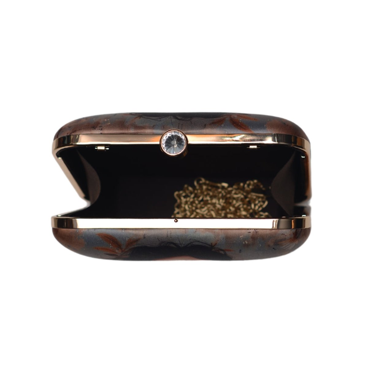 Floral Glam Girl Printed Clutch