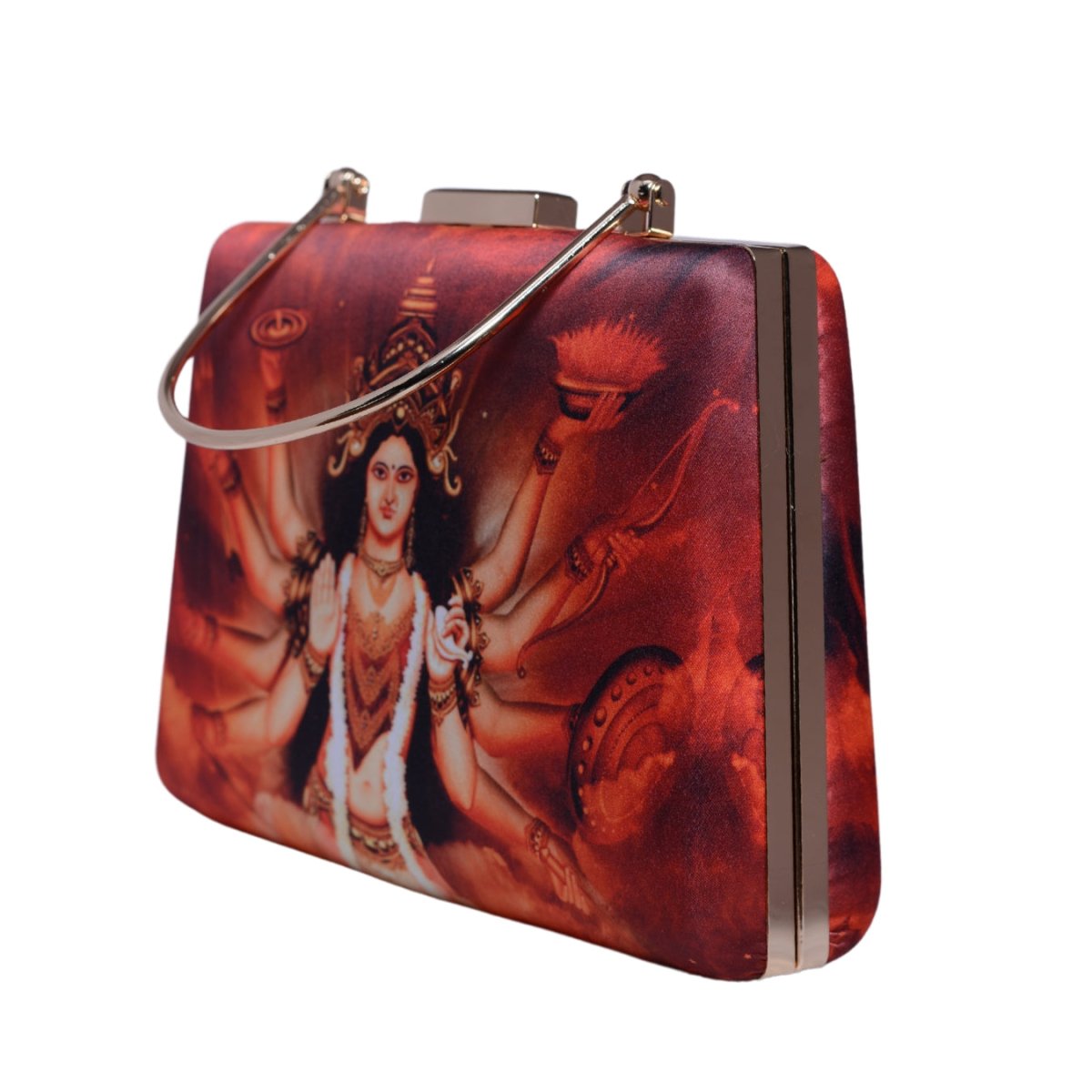 Goddess Durga Printed Clutch
