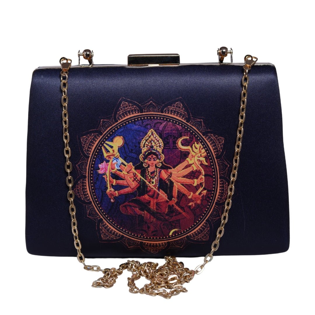 Durga Printed Clutch