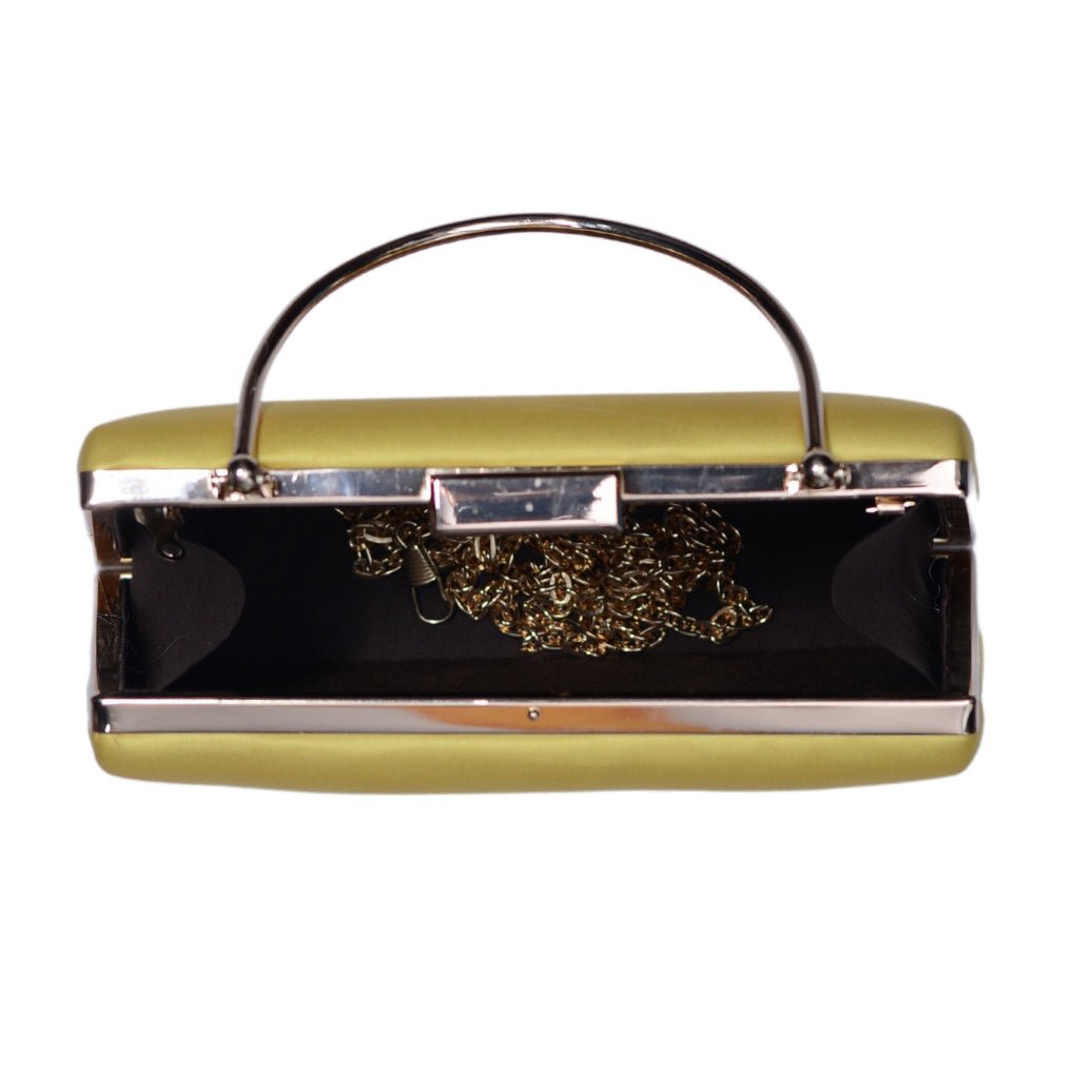 Yellow Durga Printed Clutch