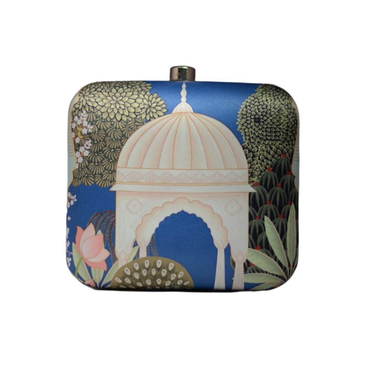 Artklim Mughal Motif Printed Clutch