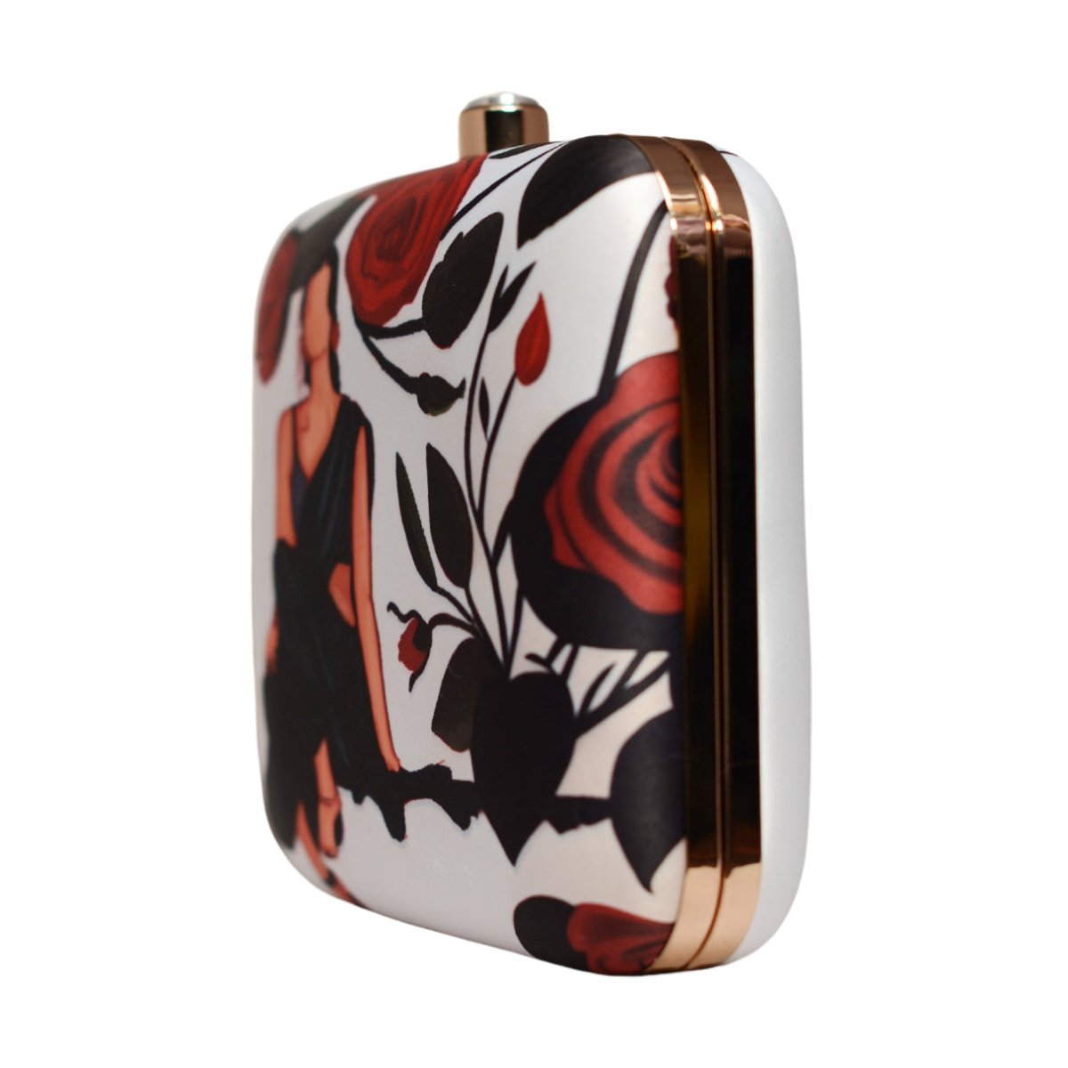 Artklim Women Portrait Printed Clutch