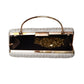White Sequins Embroidery Party Clutch