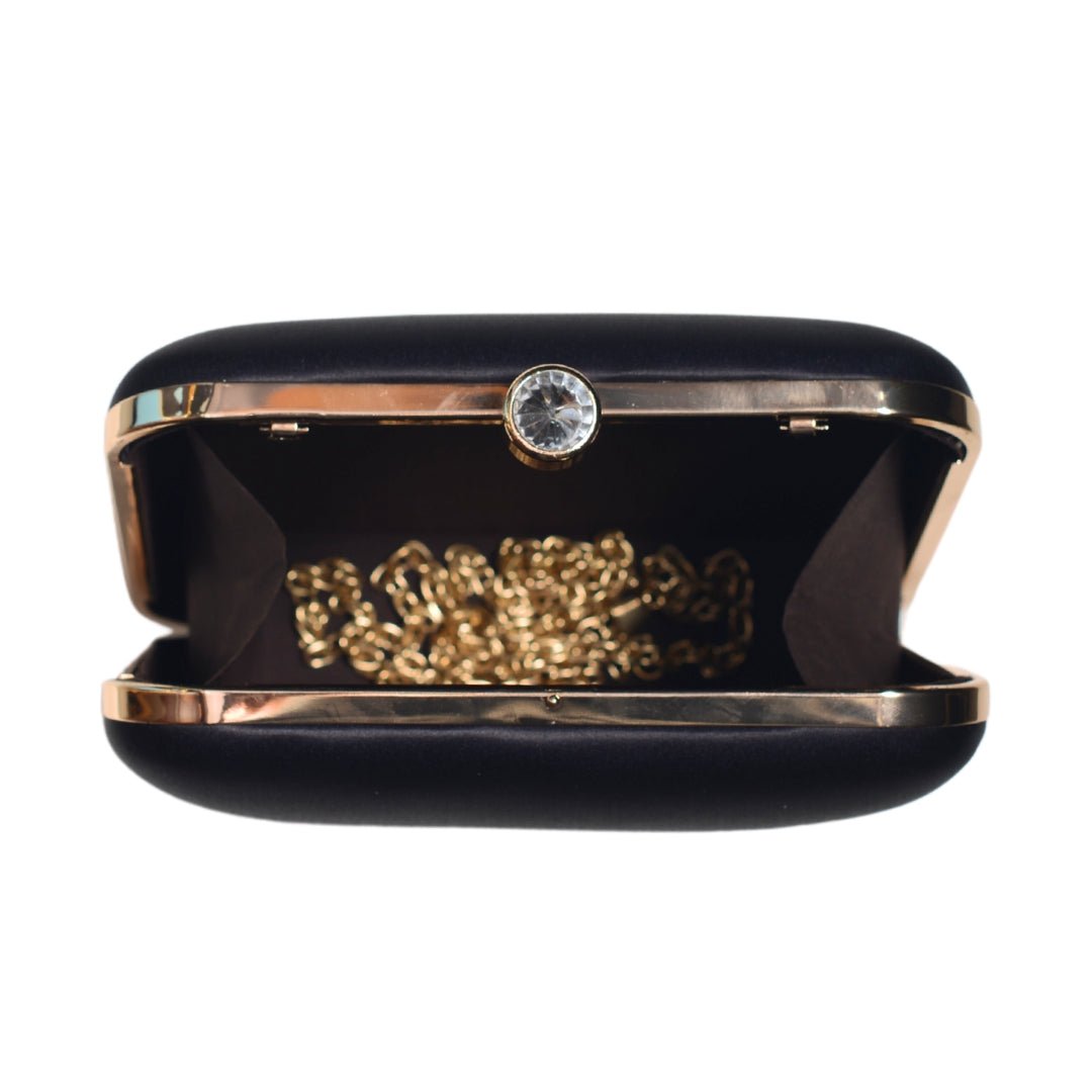 Artklim Black Mandala Elephant Printed Clutch Bag