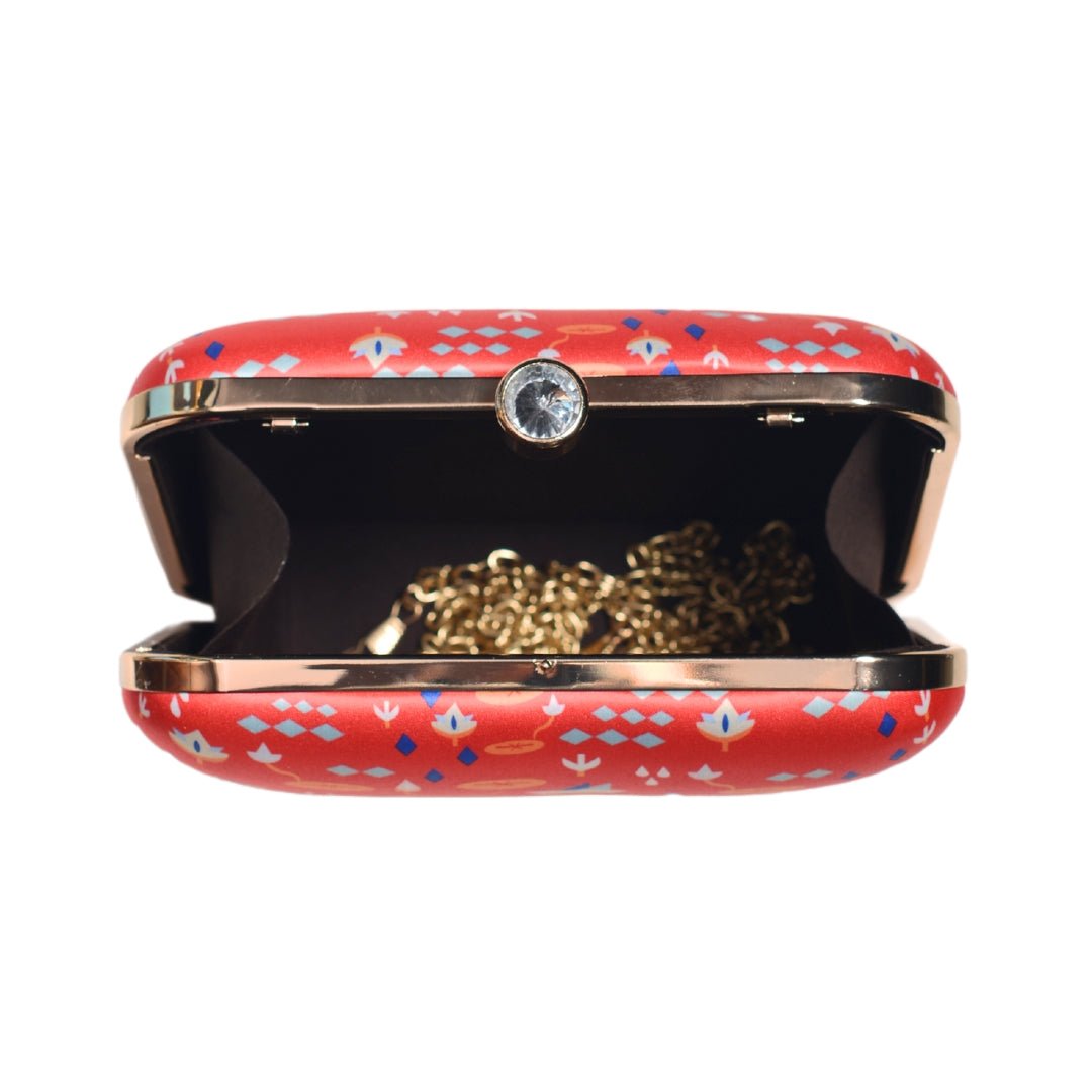 Artklim Quirky Elephant Printed Clutch