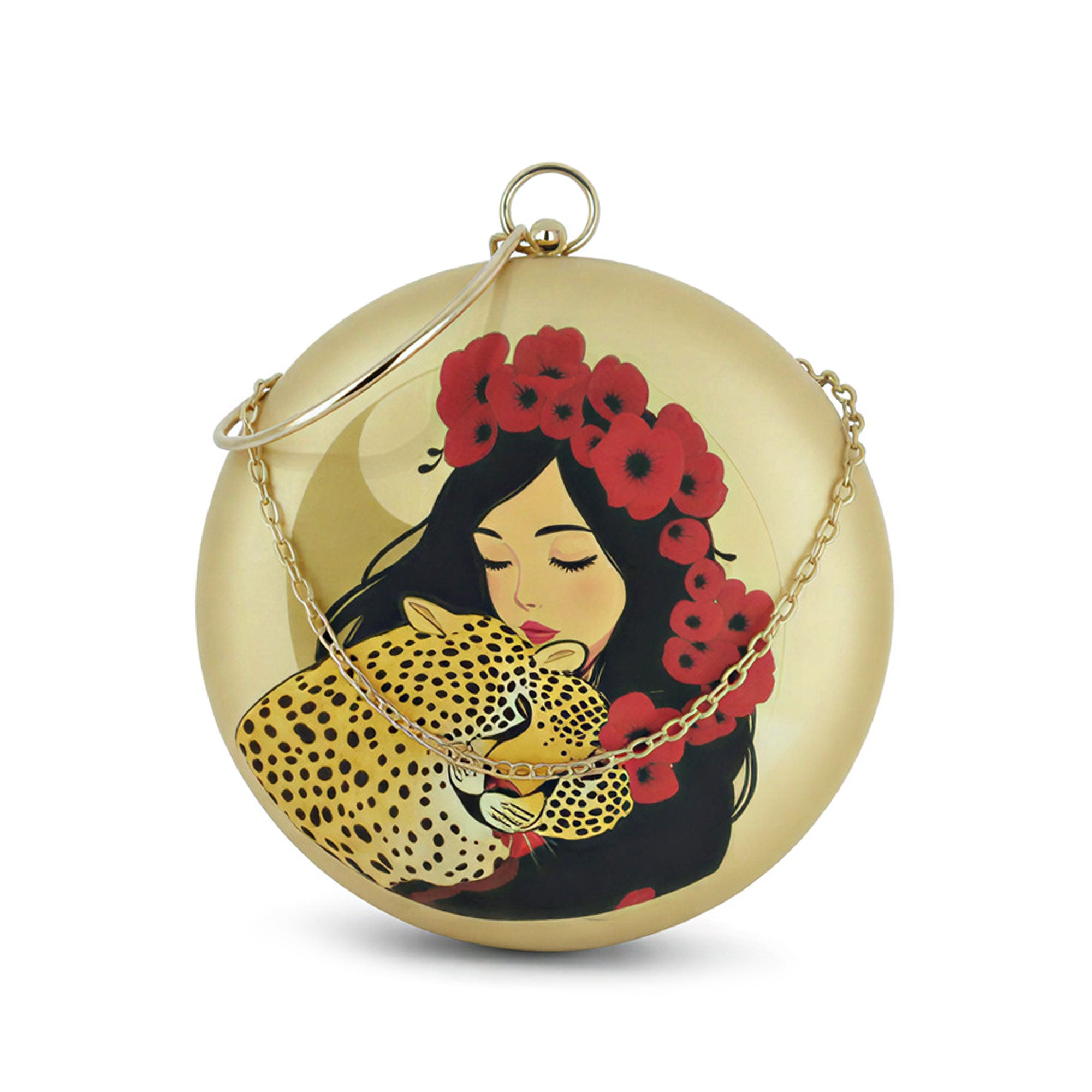 Artklim Wild Embrace Round Clutch