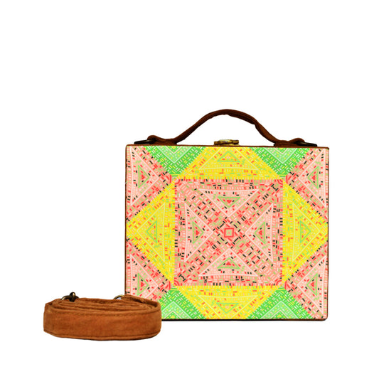 Symmetrical Pattern Suitcase Style