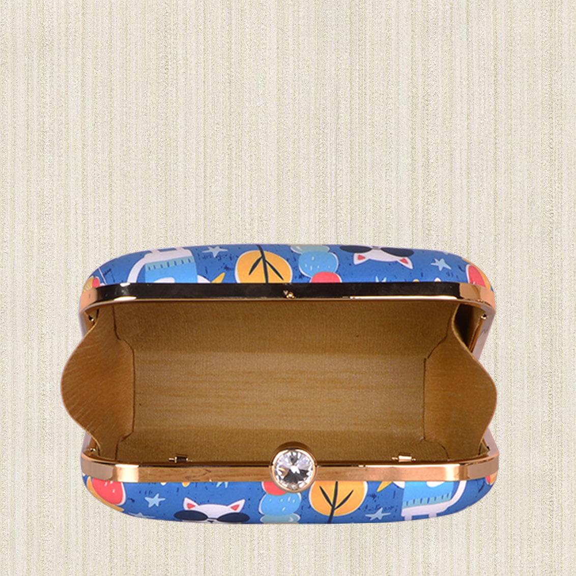 Cat Printed Clutch