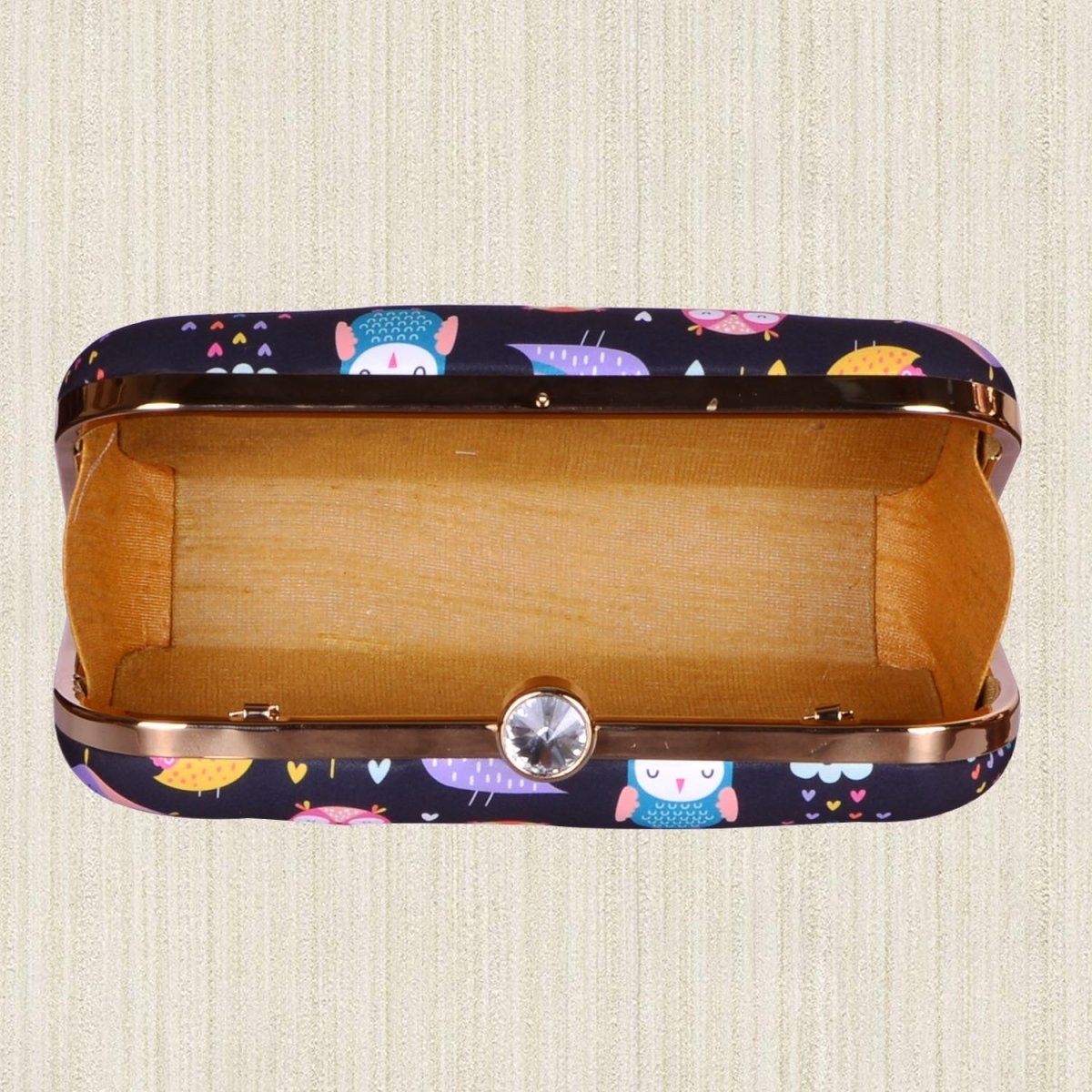 Owl Printed Clutch