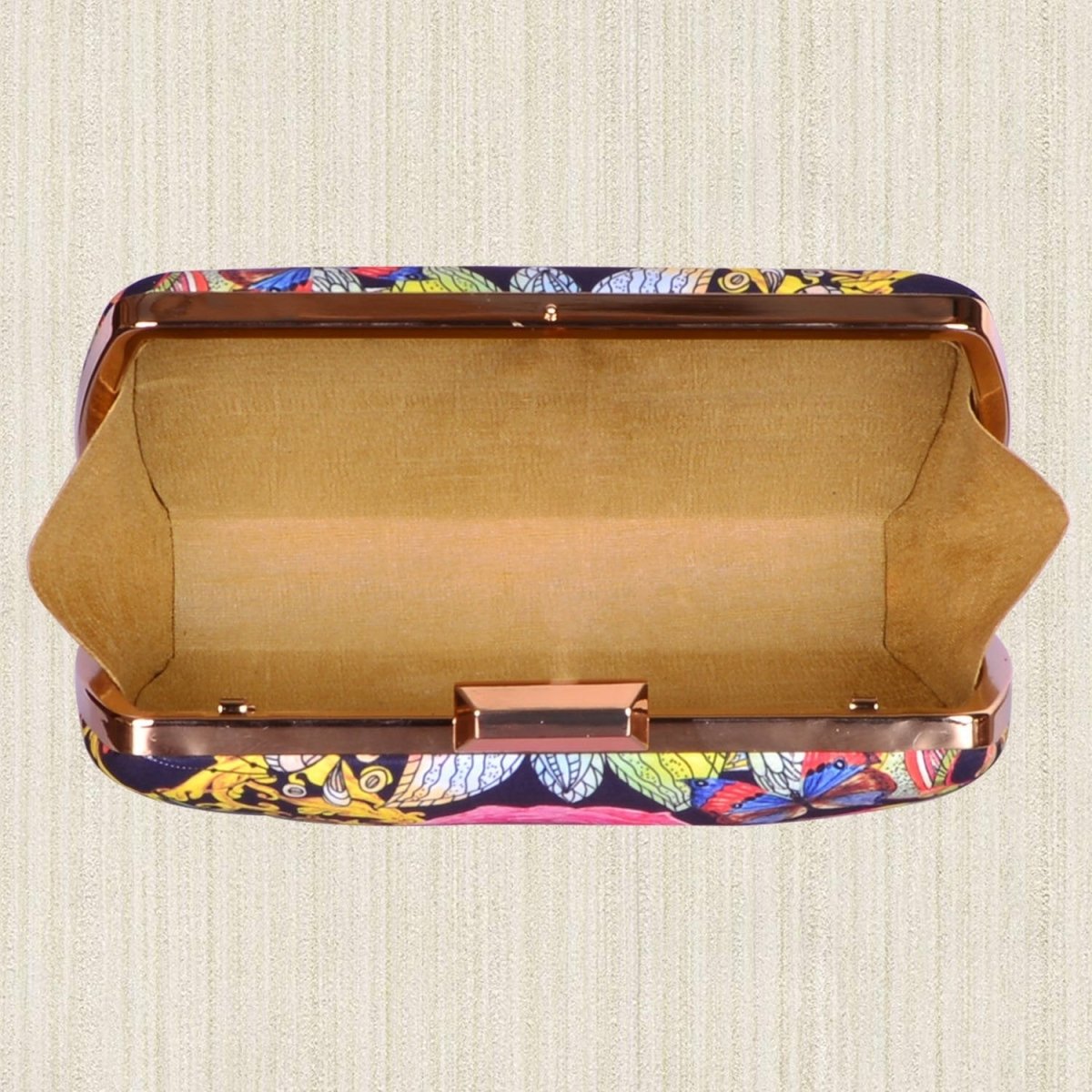 Floral Island Printed Clutch