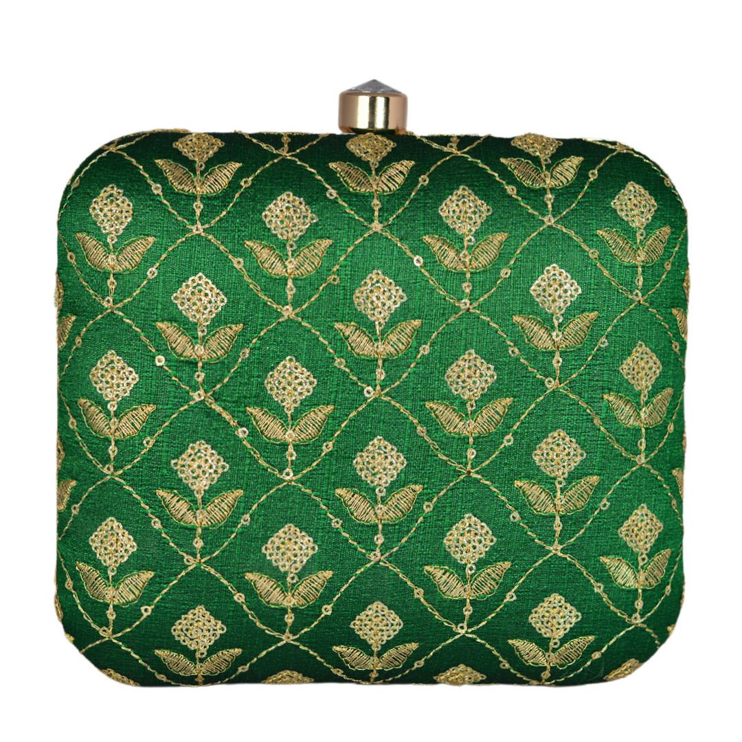 Green Aesthetic Clutch