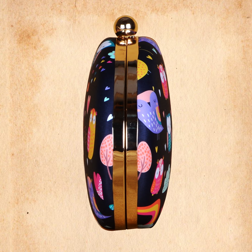Artklim Owl Printed Clutch Bag