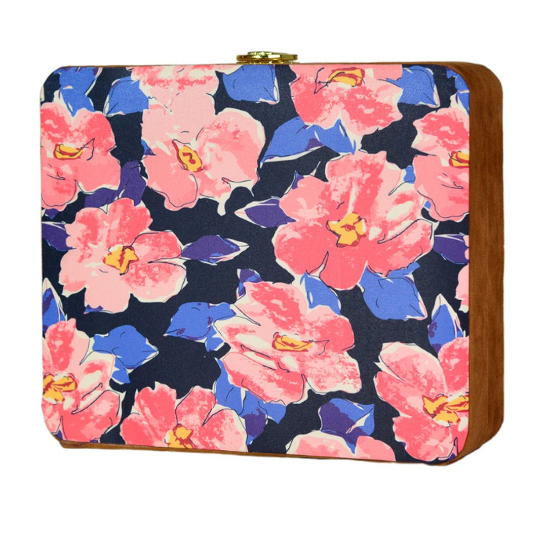 Multi Flower Printed MDFClutch