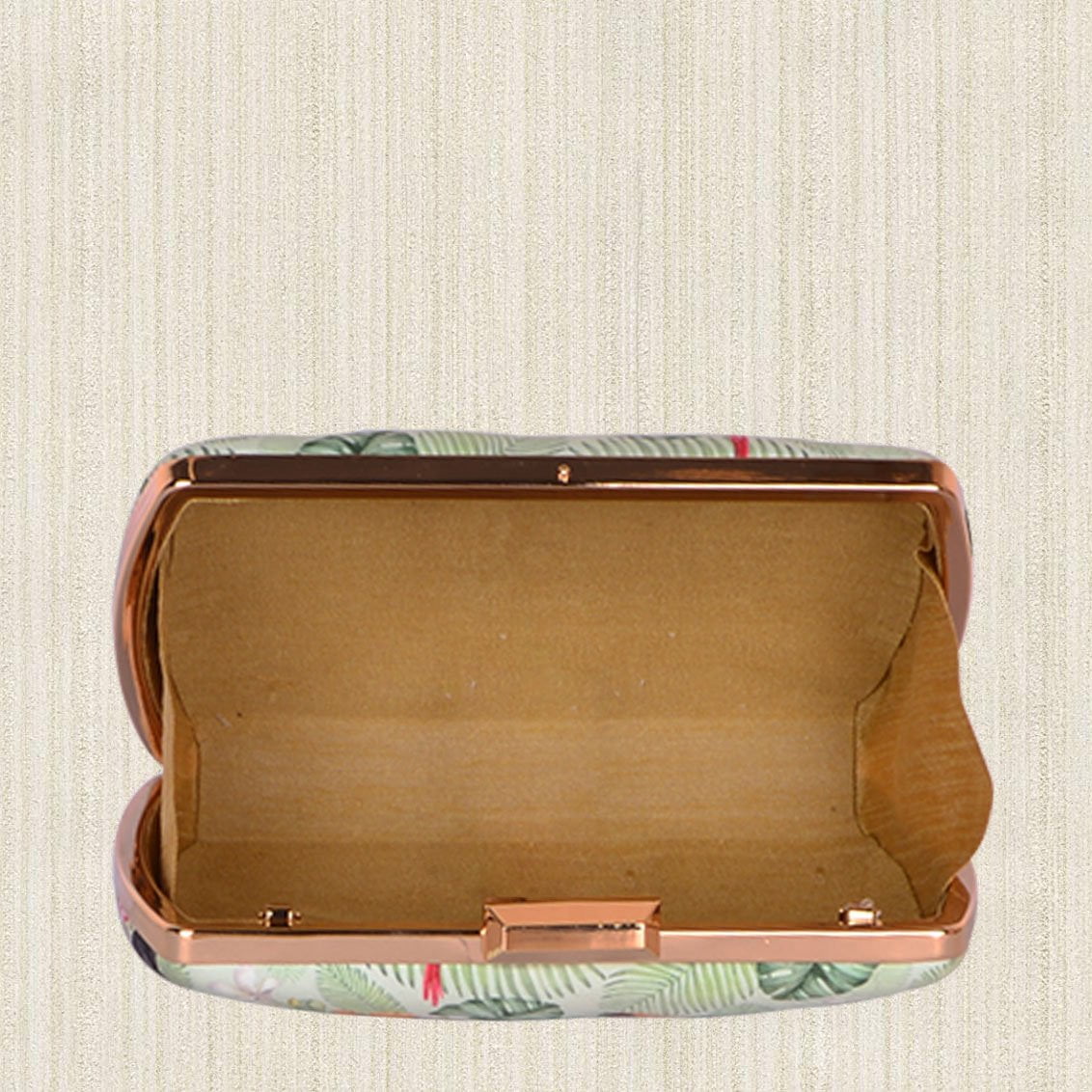Floral Toucan Print Clutch