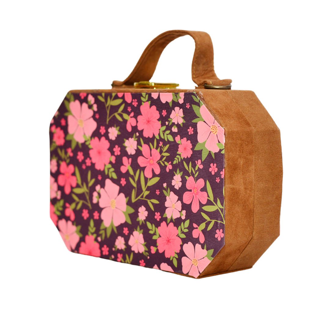 Floral Printed Clutch