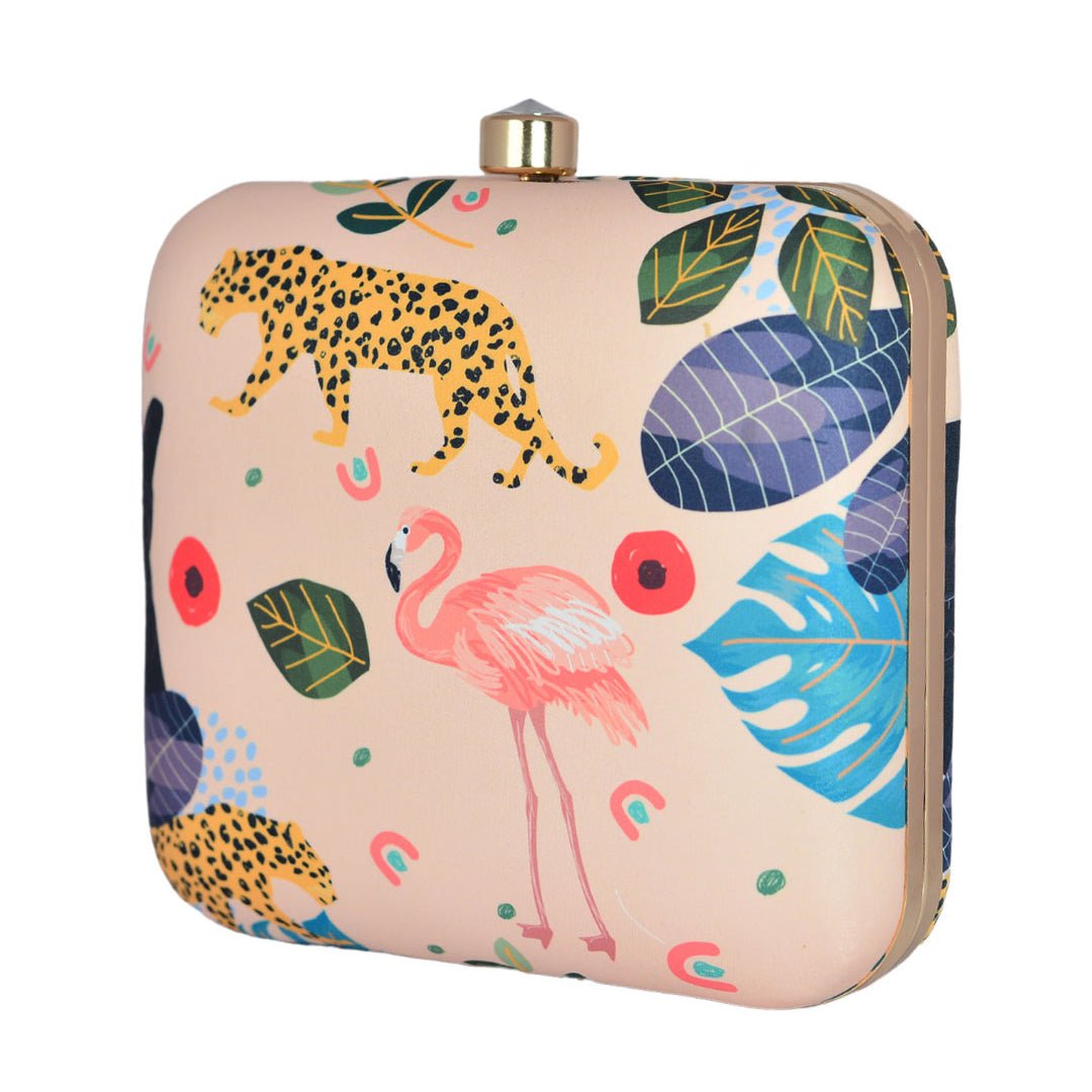 Animal Printed Clutch