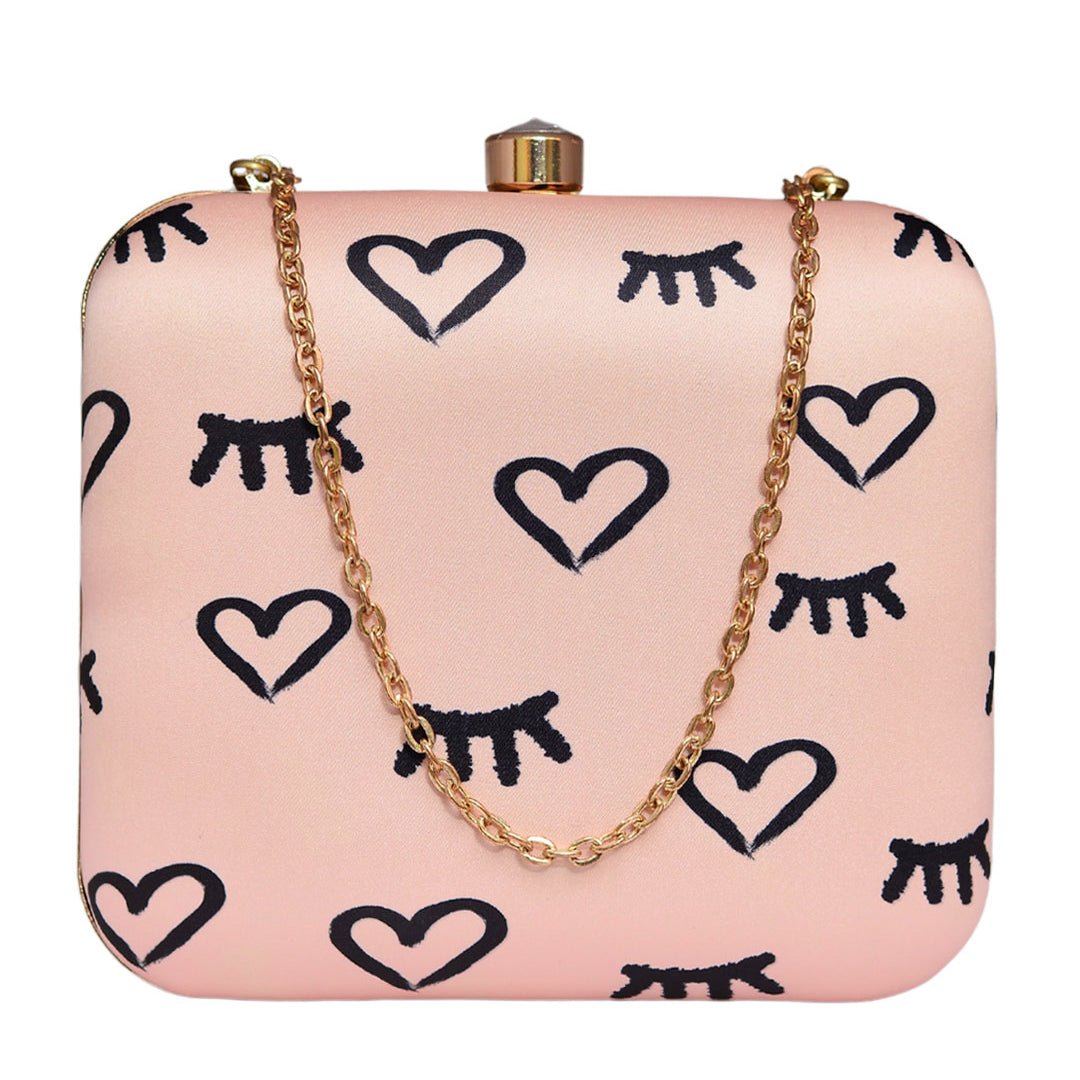 Artklim Peach Valentine Clutch