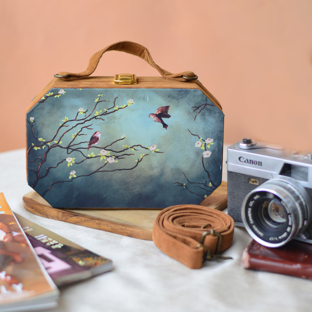 Nature Print Clutch