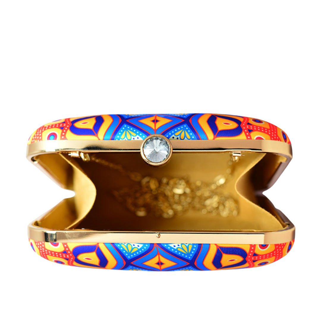 Aesthetic Symmetrical Mandala Clutch