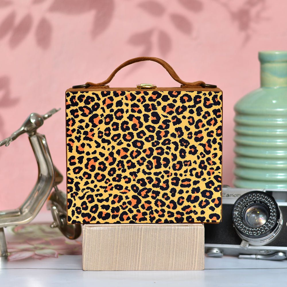 Leapord Printed Suitcase Style