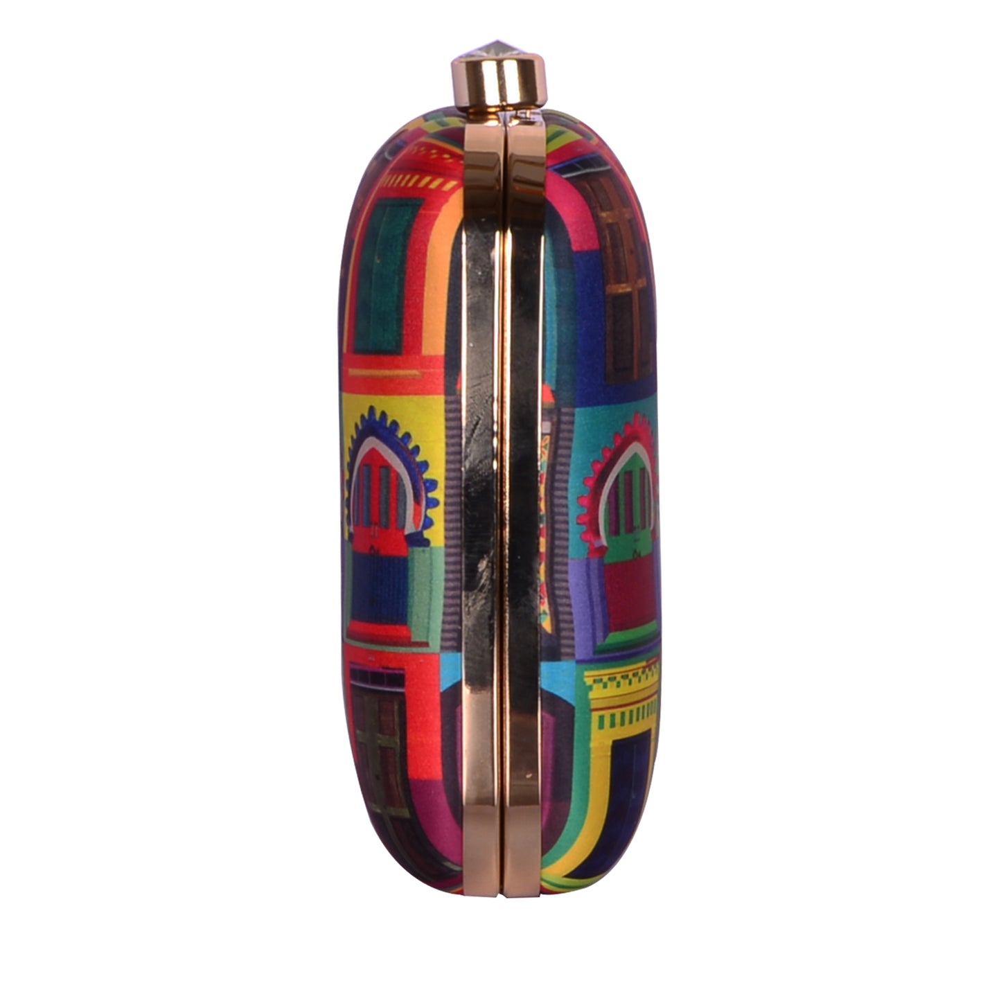 Artklim Doors Printed Clutch Bag