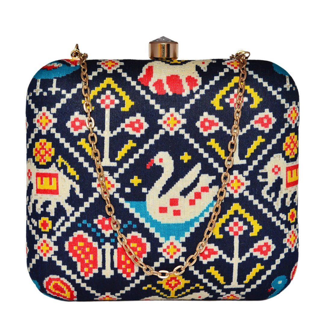 Royal Blue Fabric Clutch