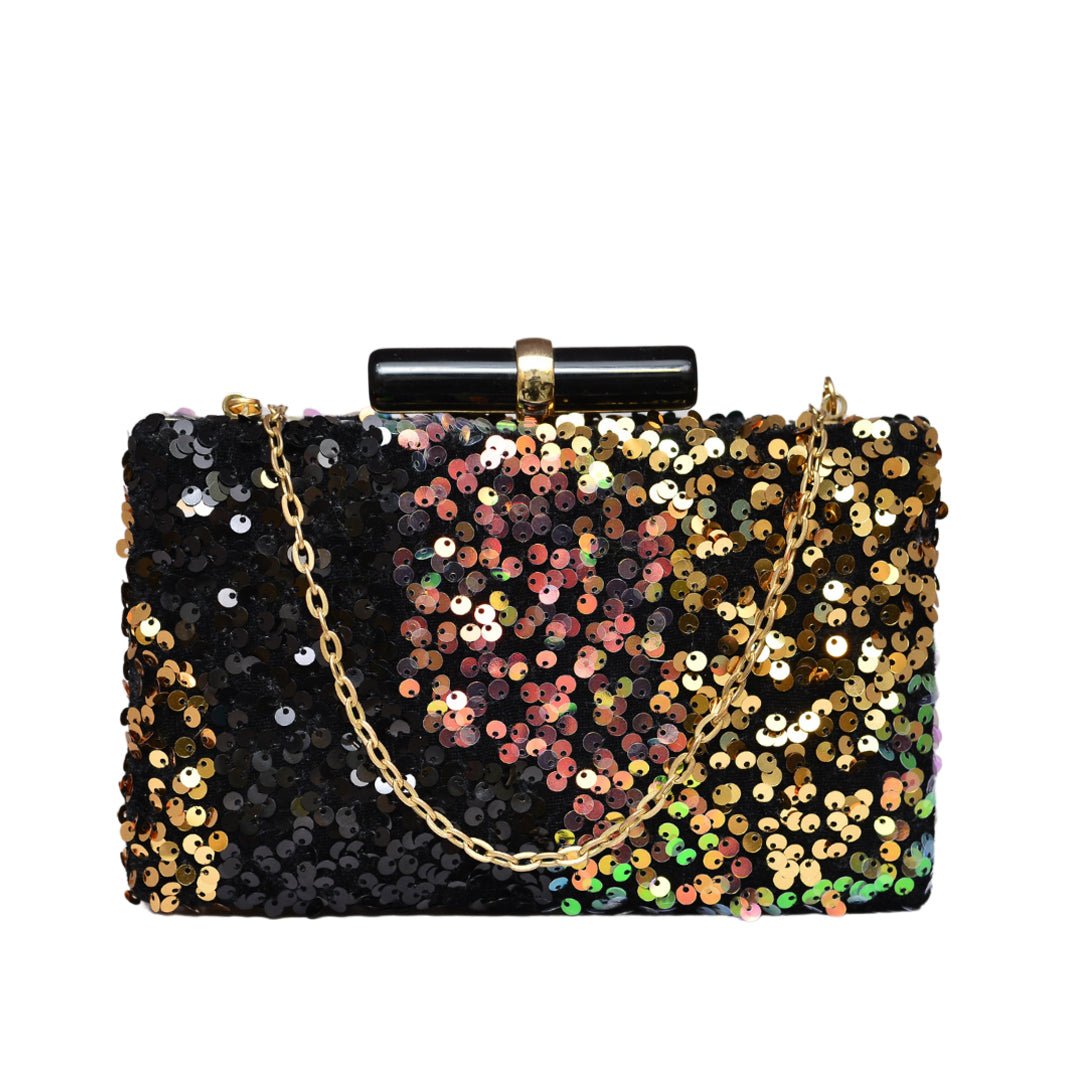 Multi-colored Sequins Clutch