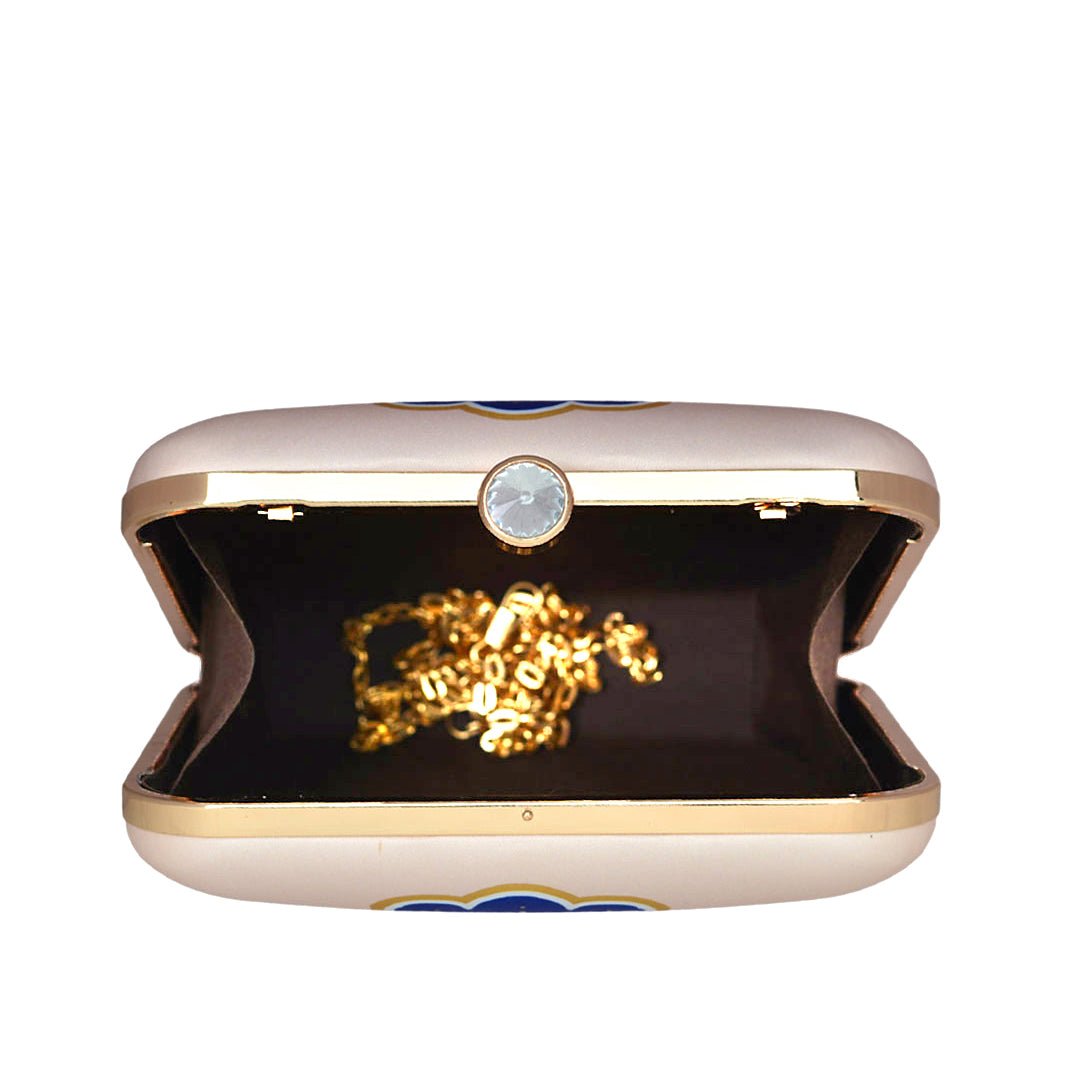 Evil Eye Printed Clutch