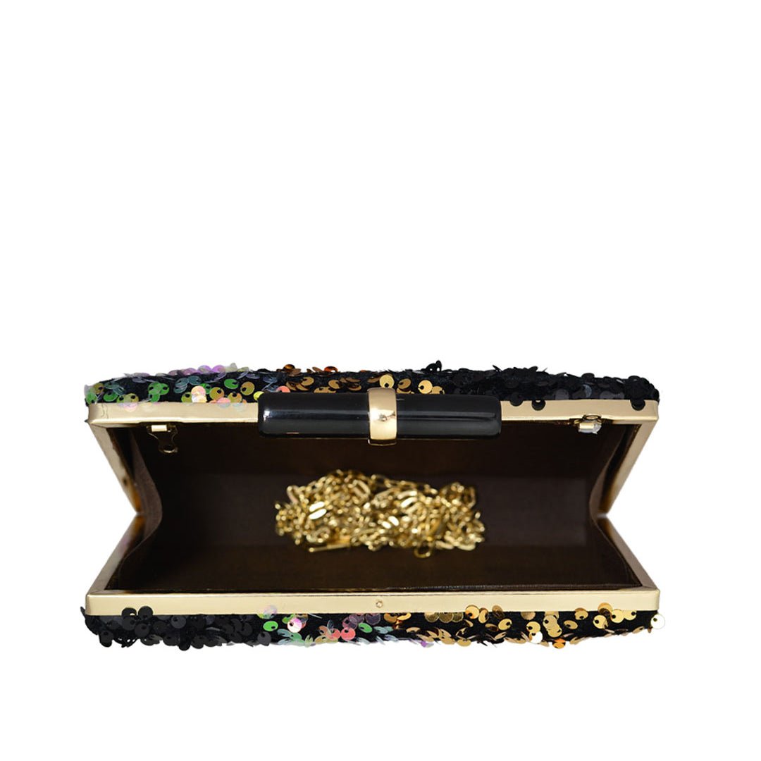 Multi-colored Sequins Clutch