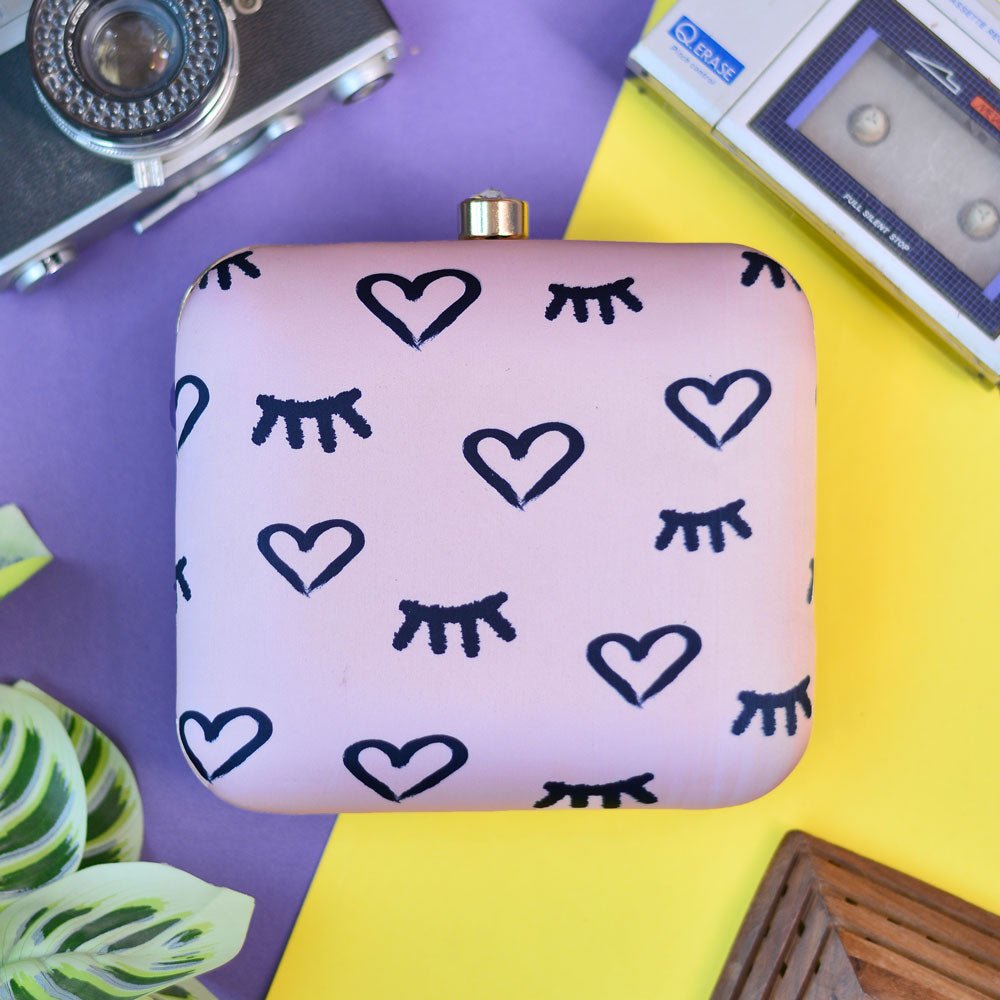 Artklim Peach Valentine Clutch