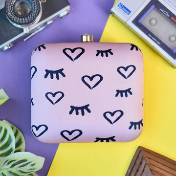 Artklim Peach  Valentine Clutch