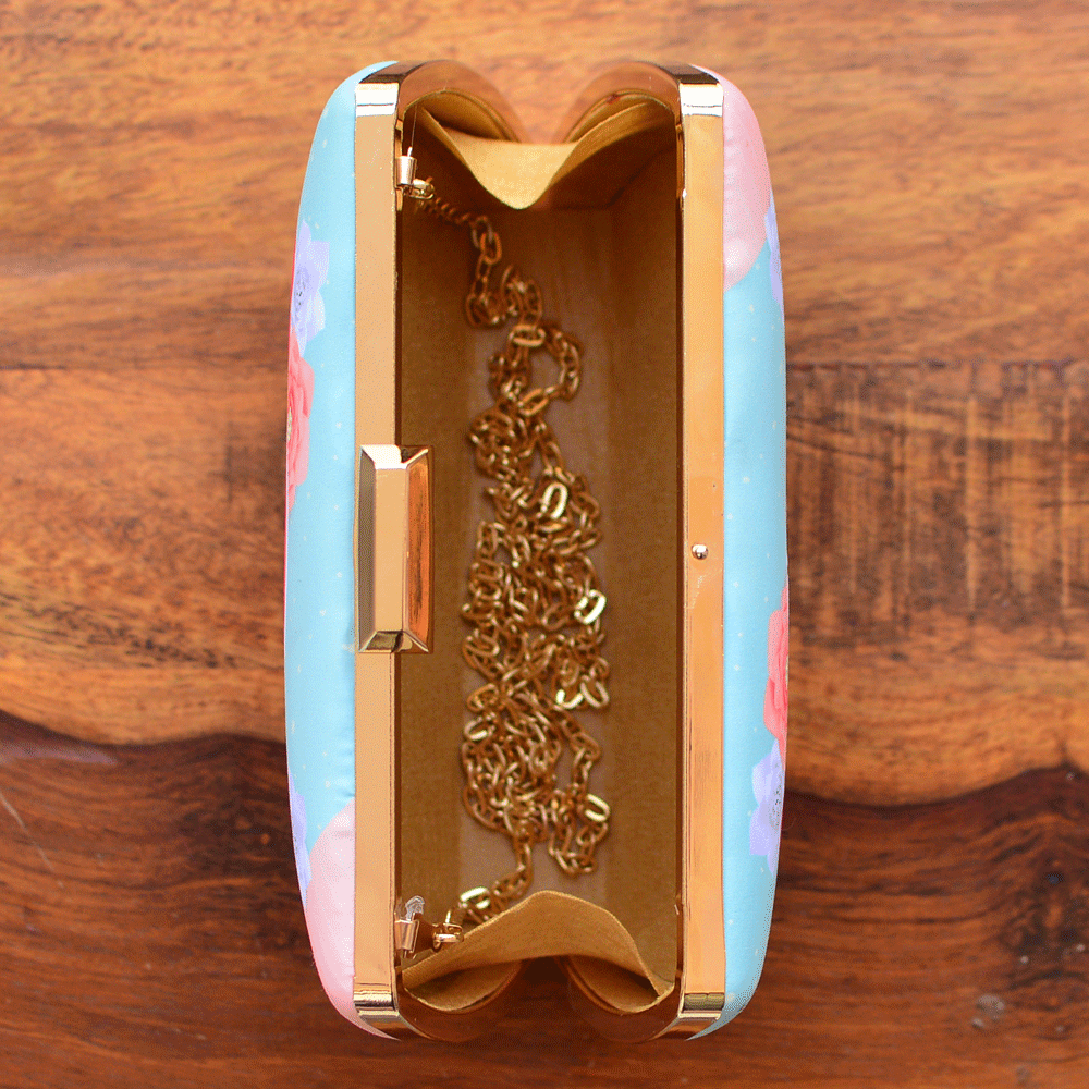 Customised Multicolor Mother's Day Printed Clutch