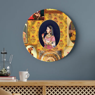 Mughal Printed Wall Plate