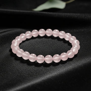 Natural  Rose Quartz Gemstone Beaded Bracelets