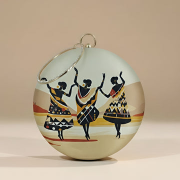 Artlim Tribal Rhythm Dance Round Clutch