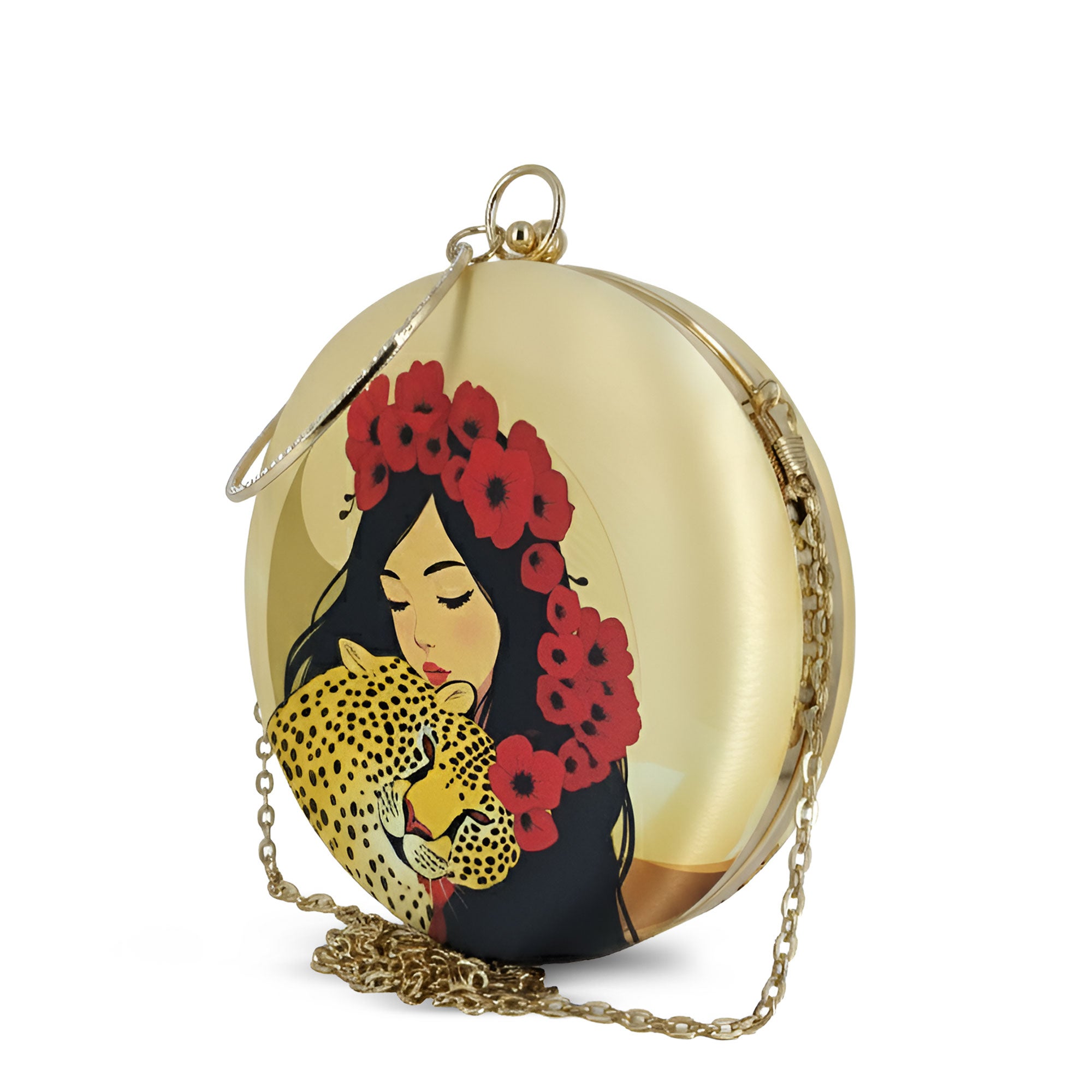 Artklim Wild Embrace Round Clutch