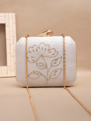 Artklim Ivory Bloom Serenity Clutch