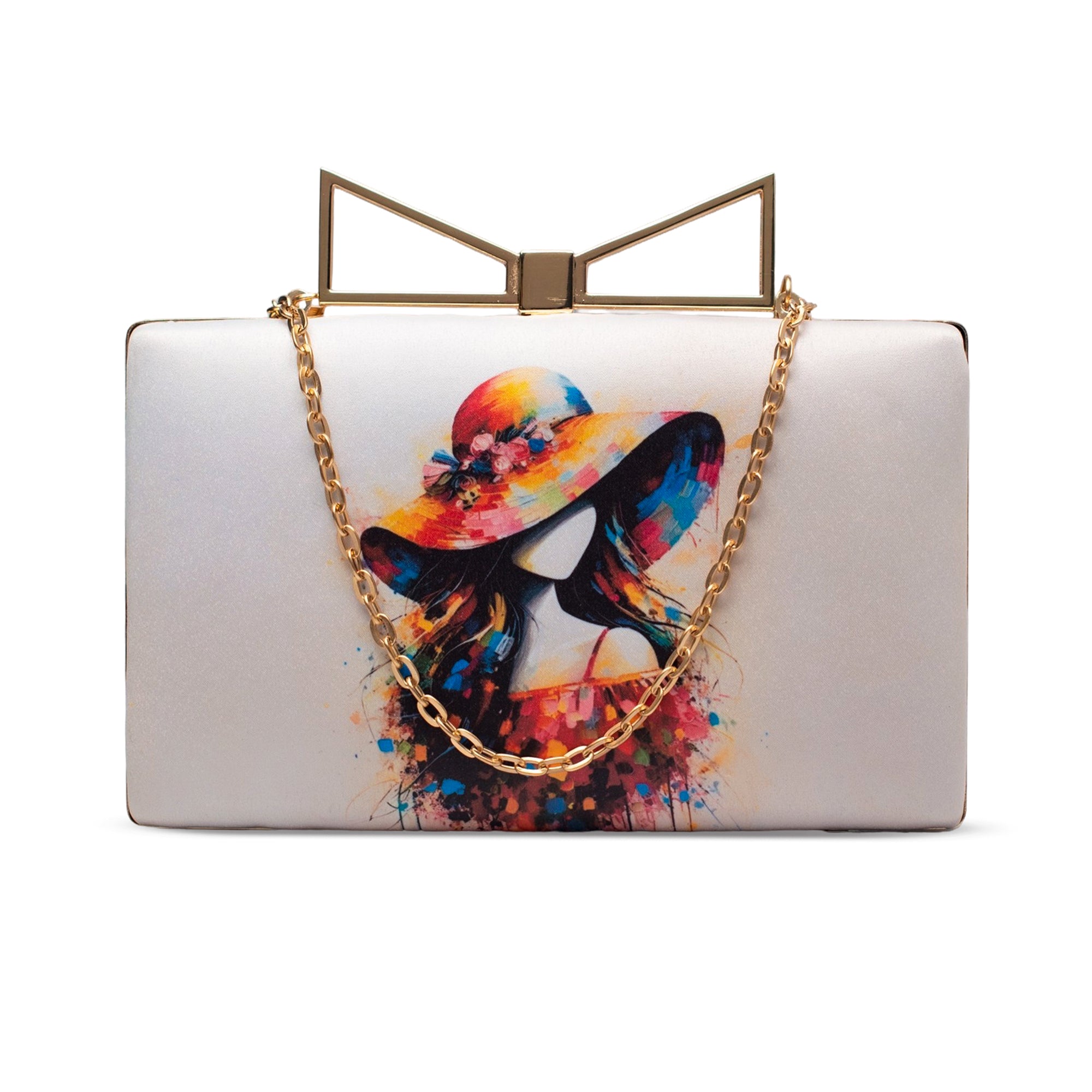 Artklim The Modern Art Muse Printed Clutch