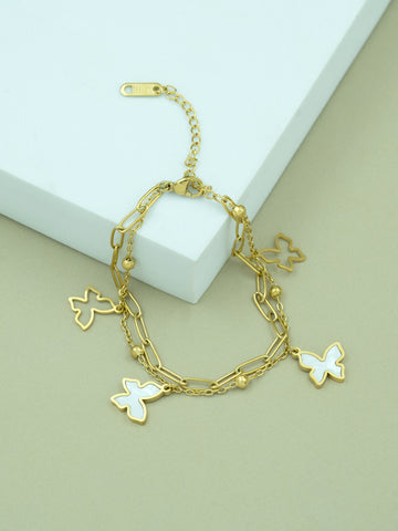 Artklim Golden Butterfly Bracelet