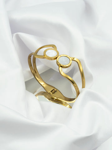 Artklim Gold Plated  Anti Tarnish Celestial Glow Bracelet