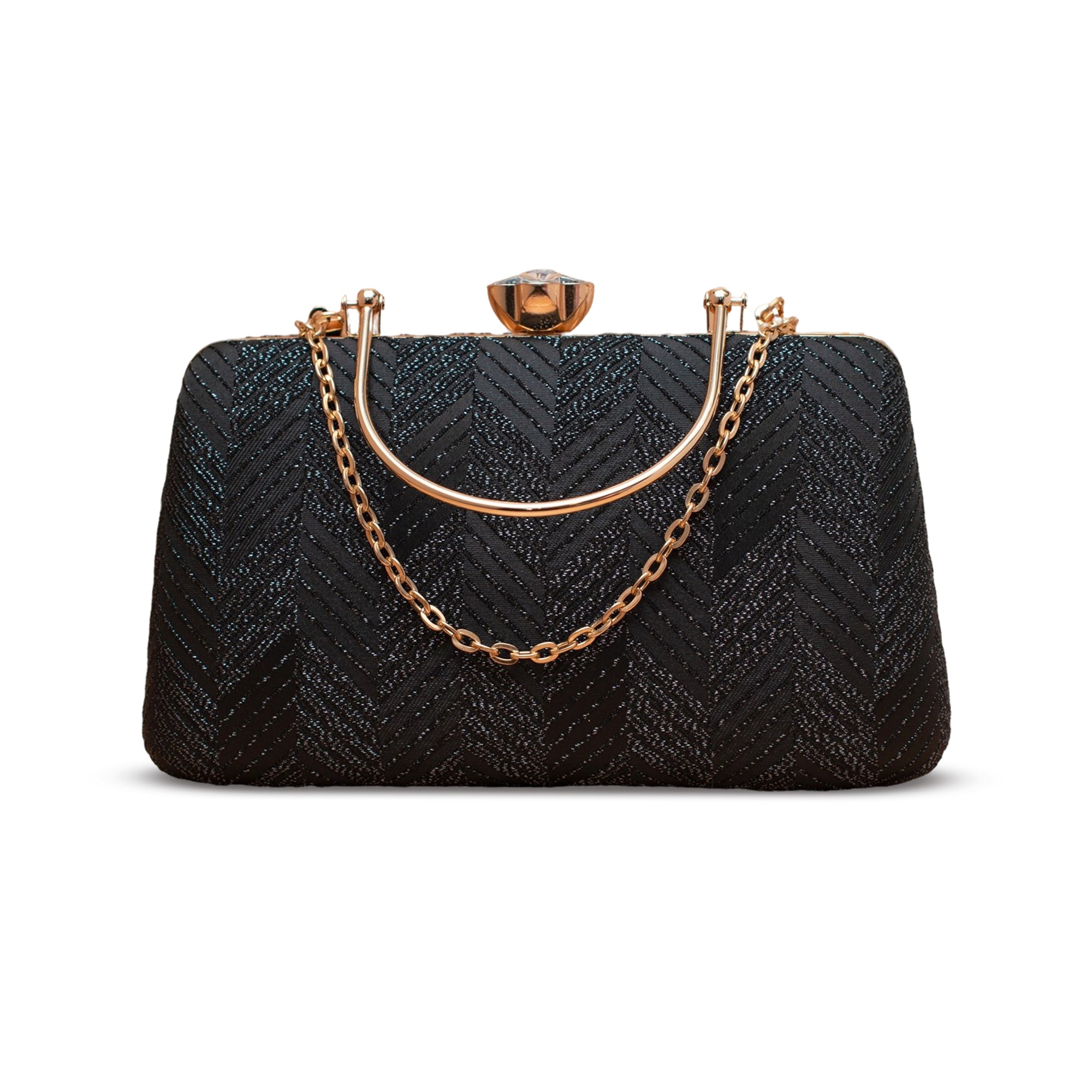 Artklim Noir Royale Embroidery Clutch