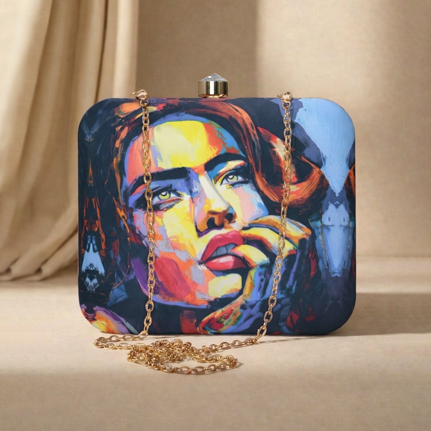 Artklim Abstract Women Printed Clutch