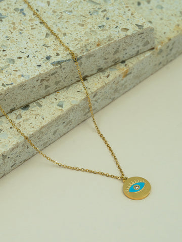 Arklim Evil Eye Lucky Charm Anti Tarnish Pendant